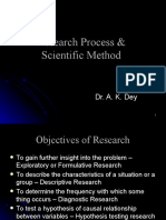 Research Process & Scientific Method