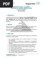 PTE - Monitoreo de Calidad Ambiental (Proyecto No Especificado)