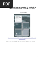 VILLAR Alejandro - Politicas Municipales para El Desarrollo Economico Social