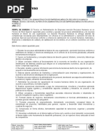 Perfil Egreso T Tec en Adm de Empresas Mencion Recursos Humanos