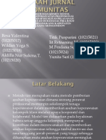 Telaah Jurnal Penelitian Komunitas