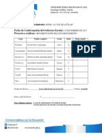 Formato de Gobierno Escolar