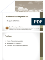 Mathematical Expectation