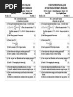 Signals & System II Mid Format QP 2017 (2,3 & 4)