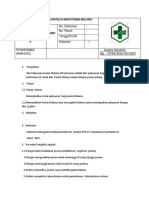 Sop Alur Pelayanan Pasien Malaria