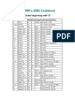 Transistores SMD Codes Beginning With 'C'