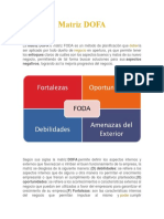 Matriz DOFA