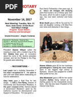 Moraga Rotary Newsletter.11.14.17