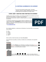 Curso Del Sistema Algebraico de Ajedrez