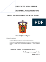 Tarea 1. Química Orgánica