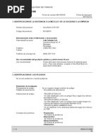 Msds - Aeroshell Oil W 100