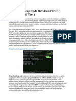Pengertian Beep Code Bios Dan POST