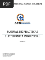 Manual de Practicas de Electronica Indusrial PDF