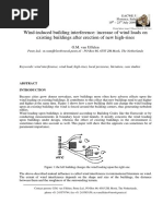 Wind-Induced Building Interference: Increase of Wind Loads On Existing Buildings After Erection of New High-Rises