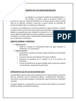 Tratamiento de Las Aguas Residuales en Las Operaciones de Perforación