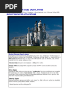 Bucket Elevator Excel Calculations Bucket Elevator Applications