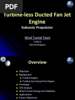 Turbine-Less Ducted Fan Jet Engine: Subsonic Propulsion