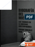 Biografia Del Miedo - Enrique Gonzalez Duro