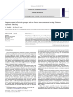 Improvement of Strain Gauges Micro-Forces Measurement Using Kalman Optimal FilteringOriginal Research Article