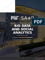 Mit Sap Big Data and Social Analytics Online Short Course Brochure