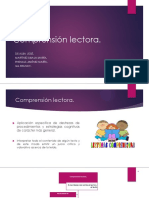 La Comprensión Lectora - Diapositivas