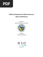 California Department of Water Resources: Water Audit Manual