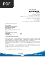 Ficha Tecnica Hawker 25ec