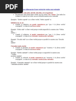 Procedimiento para Diferenciar Frase Verbal de Verbo Con Verboide