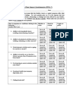 Pelvic Floor Impact Questionnaire