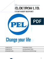 Pak Elektron Ltd. (Pel) - Internship Report To HR Dept. 03