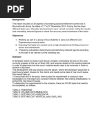 Engineering Surveying Field Scheme Report