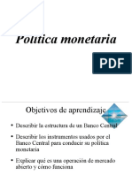 Politica Monetaria