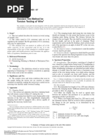 Torsion Testing of Wire: Standard Test Method For