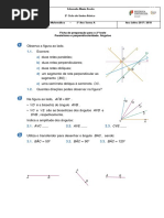 Ficha Preparação 2º Teste - Paralelismo Angulos