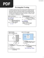 FOUNDATION RCD of Footings 2 Rectangular Footing