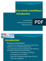 Rédaction D'un Article Scientifique Introduction - 2