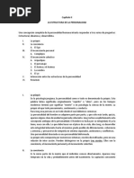 Capítulo II. La Estructura de La Personalidad. Resumen. Jung, C.