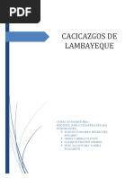 Casicazgos de Lambayeque