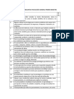 Banco de Preguntas Psicologia General Primer Bimestre