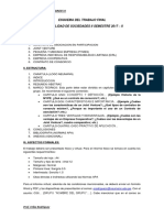 Esquema Del Trabajo Final - Contabilidad de Sociedades II