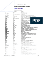 Root Words, Prefixes, Suffixes