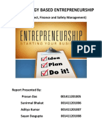 Technology Based Entrepreneurship