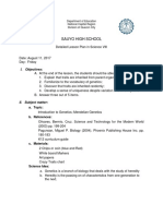 Sauyo High School: I. Objectives