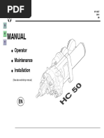 Manual: Operator Maintenance Installation