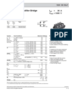 Single Phase Rectifier Bridge: I 36 A V 1600 V