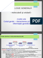 Curs 8 Codul Genetic