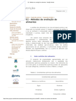 02 - Métodos de Avaliação de Alimentos - Nutrição Animal