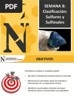 Semana8 - Clasificacion de Minerales Sulfuros - 2017-2