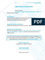 Comunicación Oral y Escrita en Lengua Originaria Nivel Básico - Aymara 4