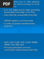 E.O. 263, Dated July 19, 1995, Adopting CBFM As The National Strategy For Forest Management